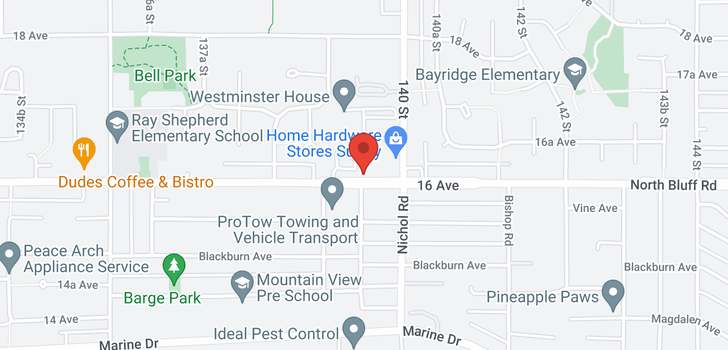 map of 309 13959 16 AVENUE